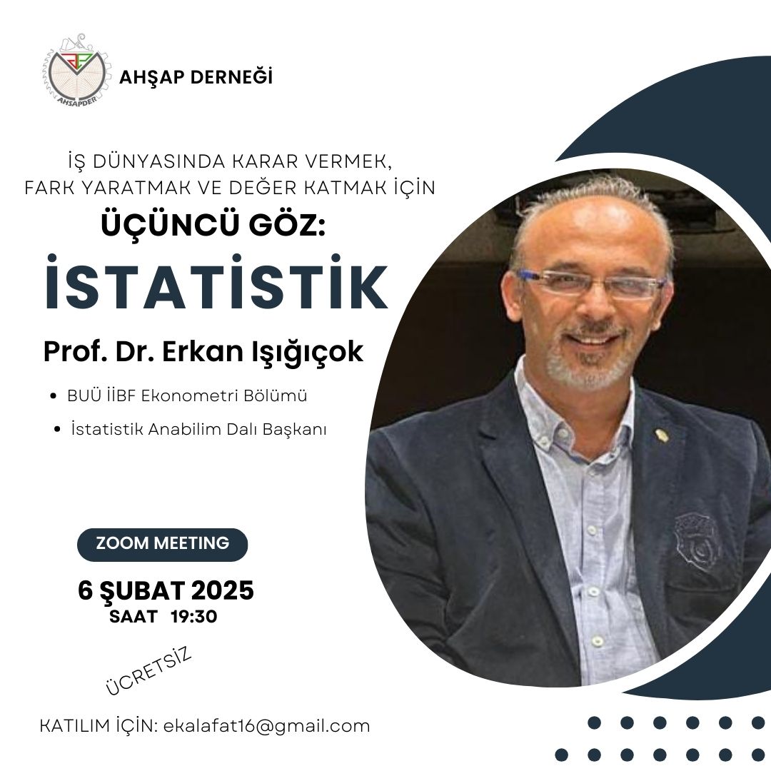 Üçüncü göz "İSTATİSTİK" başlıklı Zoom Toplantısı Gerçekleştirildi . Ahşapder