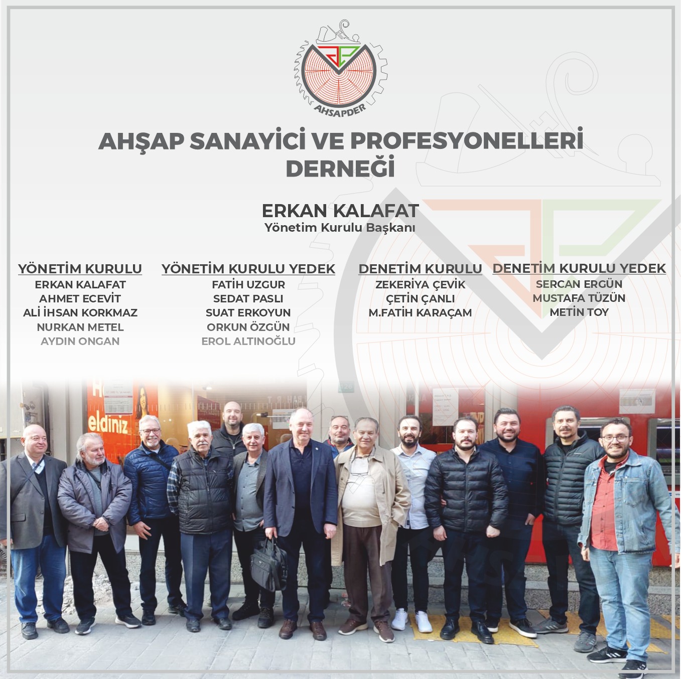 AHŞAP DERNEĞİ GÜVEN TAZELEDİ